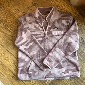 VS PINK quarter zip cozy sweatshirt size L